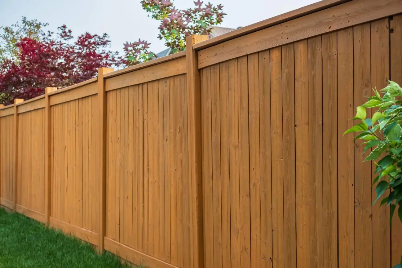 Strong wooden fence built by Fence Builders Christchurch with trusted quality from Deck Builders Christchurch.