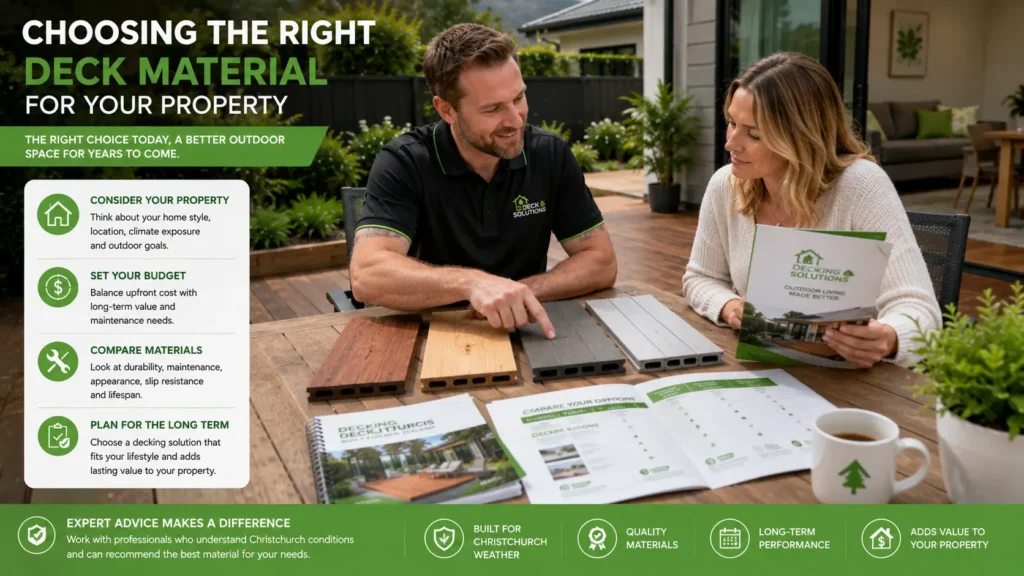Choosing the right deck material for a Christchurch property